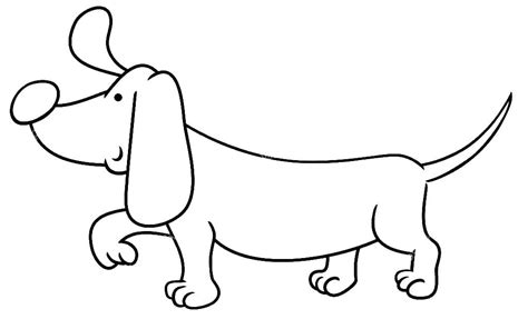 Puppy party / birthday art's 1st birthday pawty! Dachshund Coloring Pages - Best Coloring Pages For Kids ...
