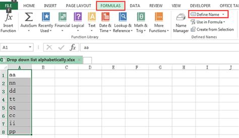 Problems with sorting alphabetically in excel. How to create a dynamic drop down list in alphabetical ...