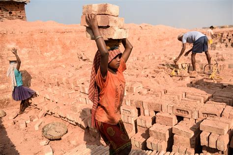 Photo Essay The Brick Kiln Kids Of Bengal India Development Review