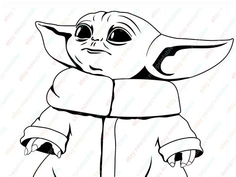 The child, or grogu, known as baby yoda, is a fictional character from the original disney + tv series as part of the star wars franchise and the mandalorian series. boggieboardcottage: Baby Yoda Coloring Pages Free