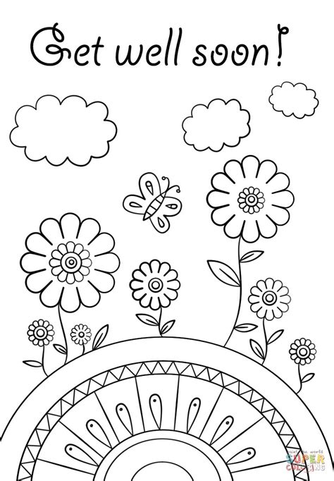 Printable Get Well Cards To Color - Printable Form, Templates and Letter