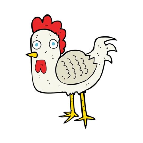 Cartoon Illustration Of Chicken Stock Vector By ©lineartestpilot 101910108