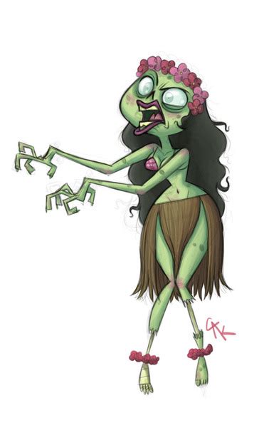 One Too Many Zombie Tiki Drinks Zombies Pinterest Animation And