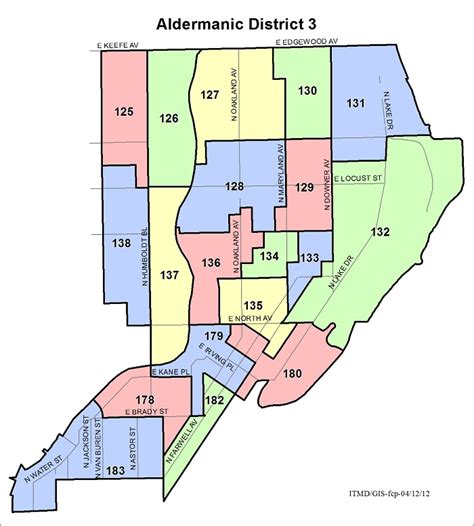 Map Aldermanic District 3 Voting Wards