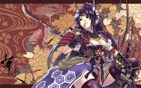 Anime Samurai Girl Wallpaper Wallpapersafari