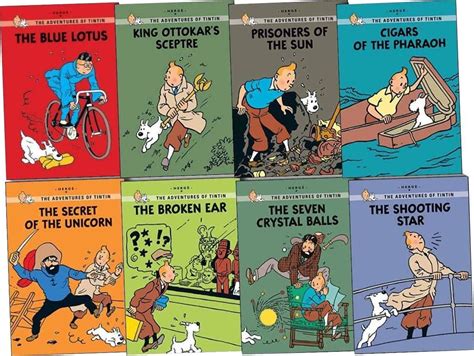 Adventures Of Tintin Young Readers 8 Books Collection Ages 9 14 Pa — Books2door