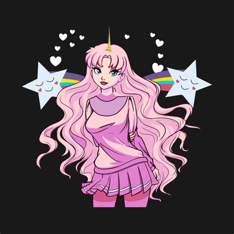 Anime Girl Unicorn Anime Girl T Shirt Teepublic