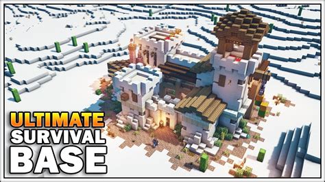 Minecraft Timelapse Ultimate Survival Desert Base Desert Fortress