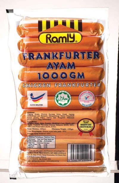 Ramly food processing sdn bhd adalah industri bumiputra yang terkenal dalam industri pembuatan produk makanan berasaskan daging lembu, ayam dan hasilan laut berjenama ramly. Frankfurter - Official Website of Kumpulan RAMLY