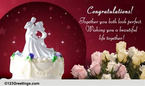 Wedding Wishes For A Couple Free Congratulations Ecards Greeting
