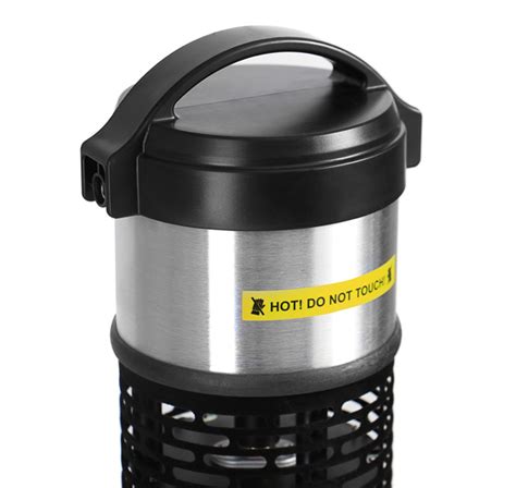 1.2kW IP55 Freestanding Electric Patio Heater with Safety ...