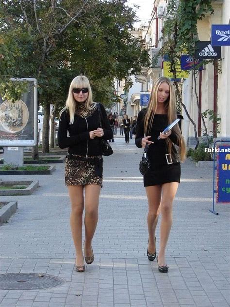Russian Girls Walking Around A City Beat By The Nudge No You Re Dumb