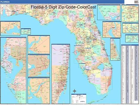 Map Of Zip Codes Florida World Map
