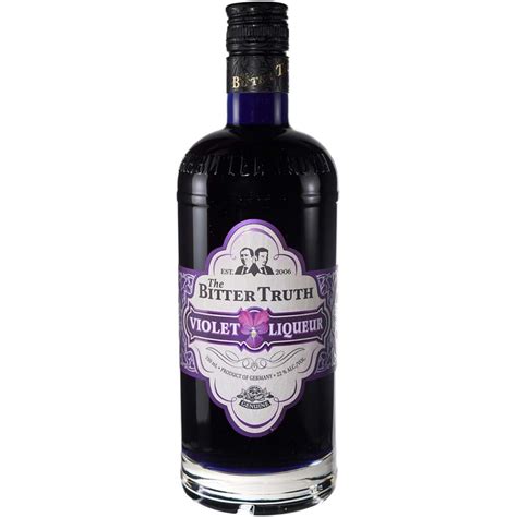 Bitter Truth Creme De Violette Superior Violet Liqueur 750 Ml Bottle