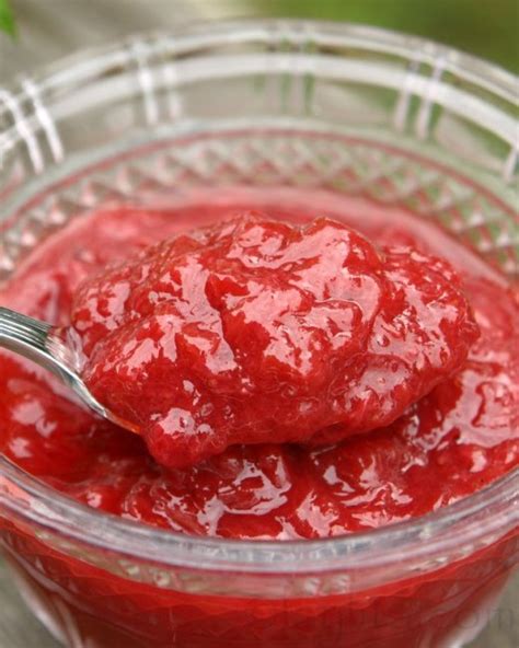 Strawberry Rhubarb Sauce Or Compote Laylitas Recipes