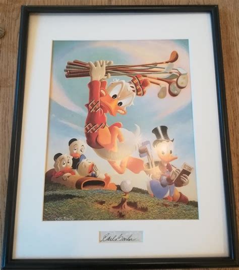 Carl Barks Matted Print With Signature Insert Flubbity Catawiki