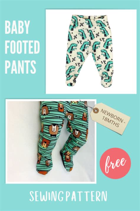 Baby Footed Pants Free Sewing Pattern Newborn To 18 Months Sew