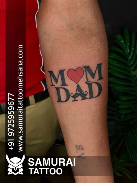 Update Simple Mom Dad Tattoo Designs In Cdgdbentre
