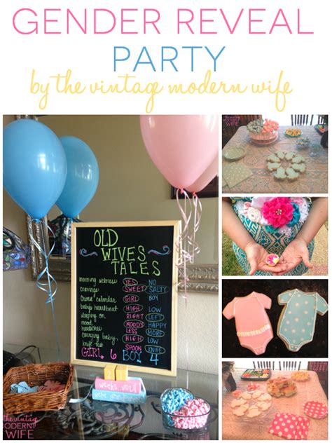 With so many gorgeous baby gender reveal cakes to choose from, what are expectant parents to do? Our Big Gender Reveal Party - The Vintage Modern Wife