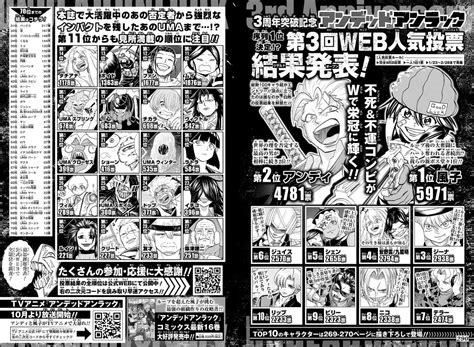 shonen jump news on twitter undead unluck 3rd character popularity poll results in issue 23