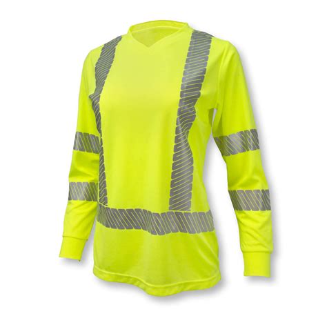 Radians St21w Class 3 High Visibility Womens Long Sleeve Safety T