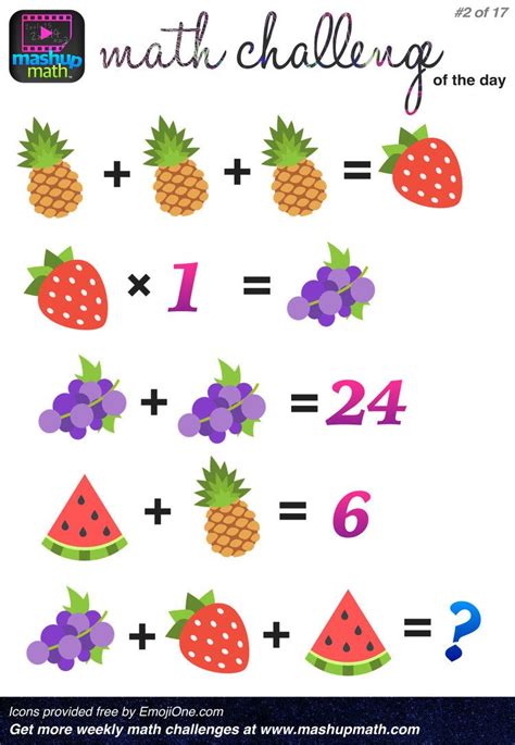 Are You Ready For 17 Awesome New Math Challenges — Mashup Math Math
