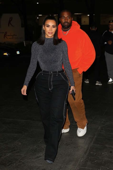 Kim Kardashian And Kanye West Date Night In Houston Gotceleb