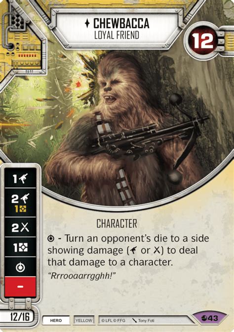 Chewbacca Star Wars Destiny Card Game Wikia Fandom Powered By Wikia
