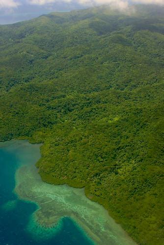 Aerial Photo Of Kadavu Island Fiji Showing Extensive Lowl Flickr
