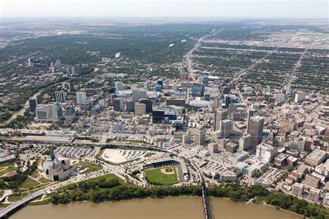 Aerial Photo | Winnipeg Skyline 2015