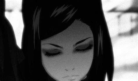 Anime Girl Girl Anime Manga Black And White Eyes