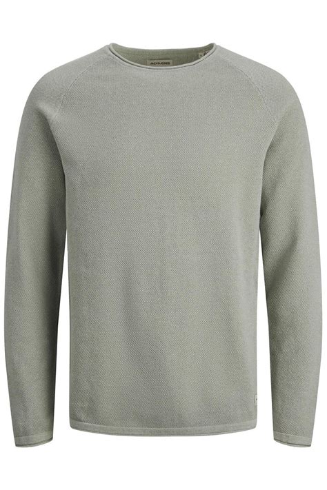 Jjehill Knit Crew Neck Noos 12157321 Jack And Jones Trui Wrought Twist