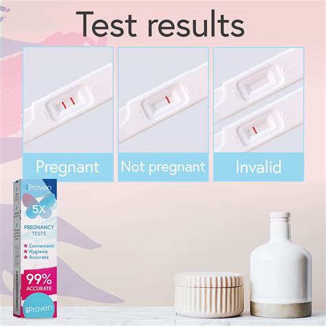 Buy Iproven 5 Count Pregnancy Hcg Tests One Step Rapid Detection