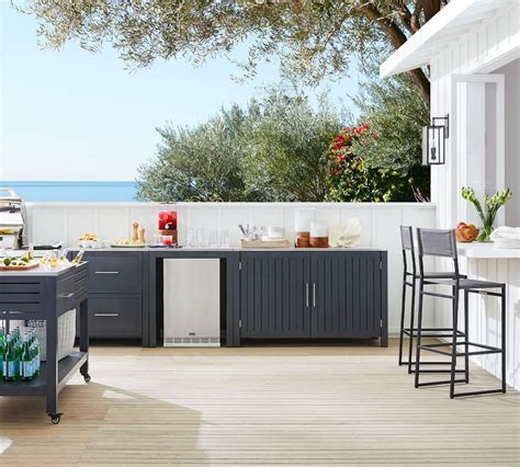 An outdoor kitchen is a perfect way to spend your leisure time. Build Your Own - Indio Metal Outdoor Kitchen, Slate ...