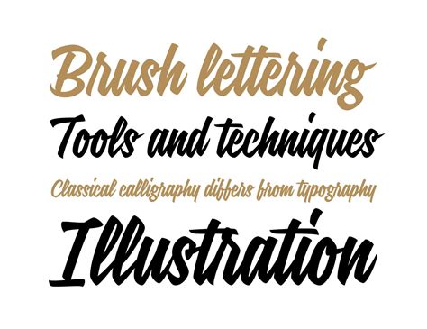Signalist Typeface Brush Lettering Lettering Typeface