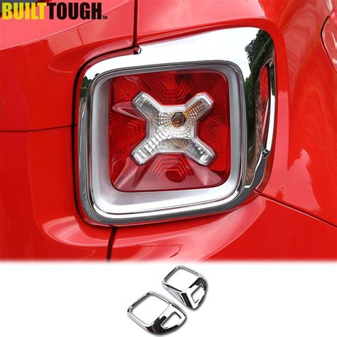 For Jeep Renegade 2015 2016 2017 2018 Chrome Rear Tail Light Taillight