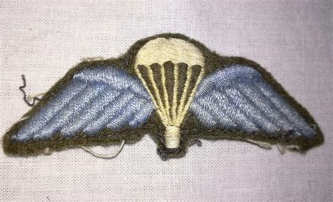 Post Ww2 Parachute Qualification Wings In Parachute Equipment