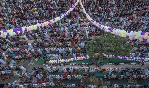 Eid means celebration and mubarak means blessed. Eid Mubarak meaning: Greetings explained ahead of Eid al ...