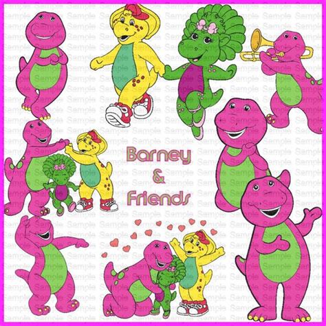 Barney And Friends Clip Art Barney Birthday Party Boy Birthday Parties
