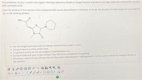 Solved Diazomethane Ch N Is Used In The Organic Chemistry Chegg Com