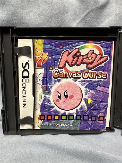 Kirby Canvas Curse Nintendo Ds 2005 Authentic Cib Tested