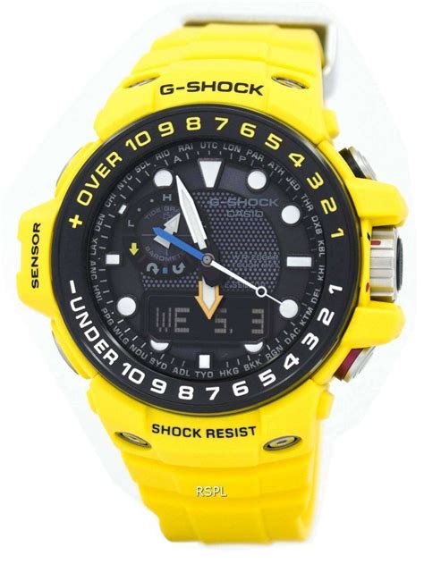 Alarms, timer, stopwatch, shock the gulfmaster series currently has three modern variations: Casio G-Shock GULFMASTER Triple Sensor Atomic GWN-1000H-9A ...