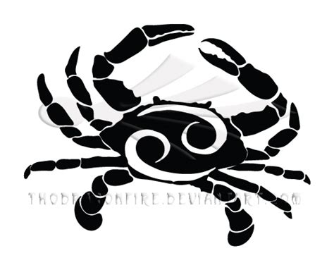 Cancer tattoos shown here are related to astrology. Cancer zodiac tribal by Boarfeathers on DeviantArt