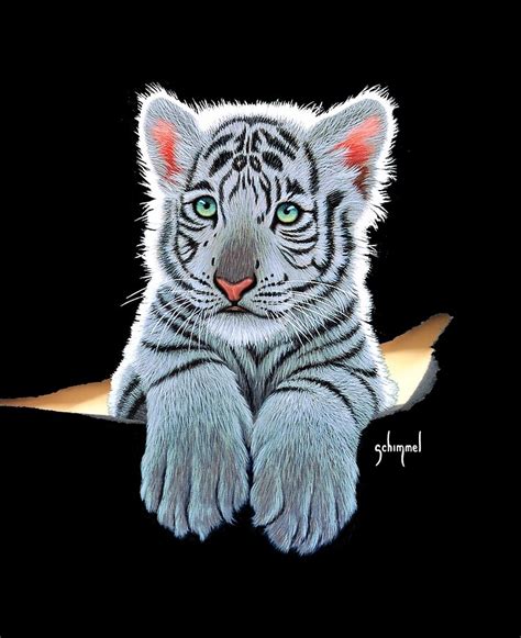 White Tiger Cub Tiger Inside IPad Case Skin For Sale By Schim