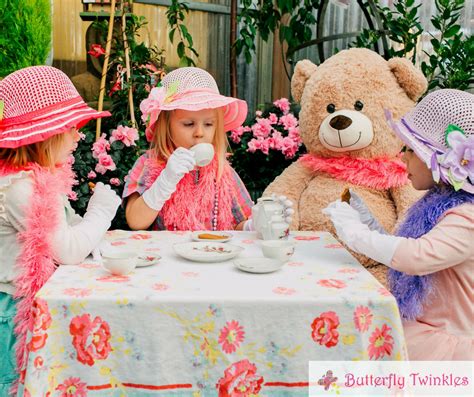 Tea Time Fashions Love These Little Girls In Their Adorable Tea Party