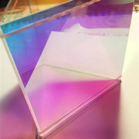 Acrylic Ab Plexiglass Sheetpmma Iridescent Radiant Sheet Etsy Canada Acrylic Sheets