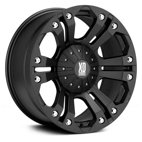 Xd Series Monster Wheels Matte Black Rims