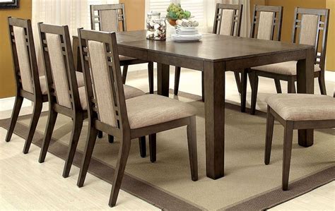 Centiar gray dining room table. Eris I Weathered Gray Extendable Rectangular Dining Table, CM3213T, Furniture of America