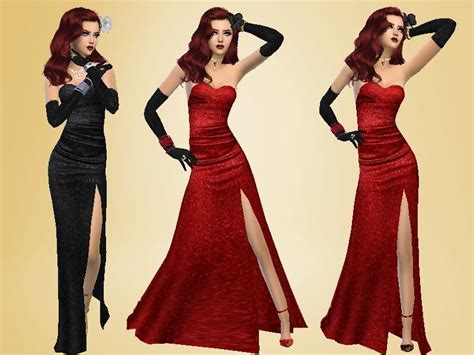 Dress Glamorous Golden Years Two Colors Red And Black Found
