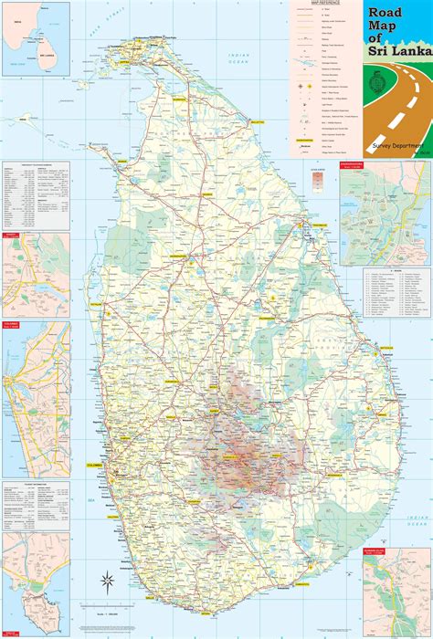 Carte Du Sri Lanka Plusieurs Cartes Du Pays Villes Routes
